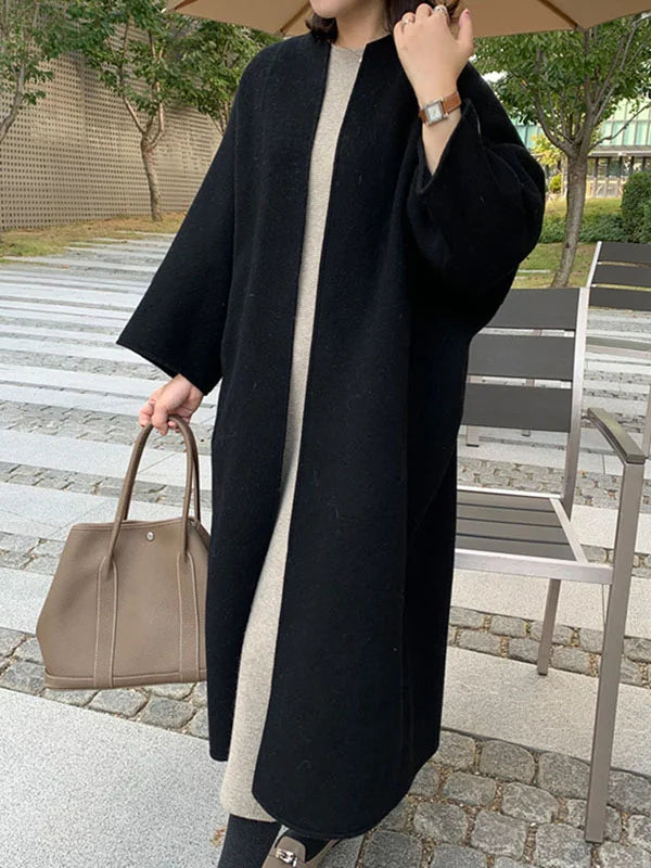 Angela | Damen Winter-Langmantel im minimalistischen Stil