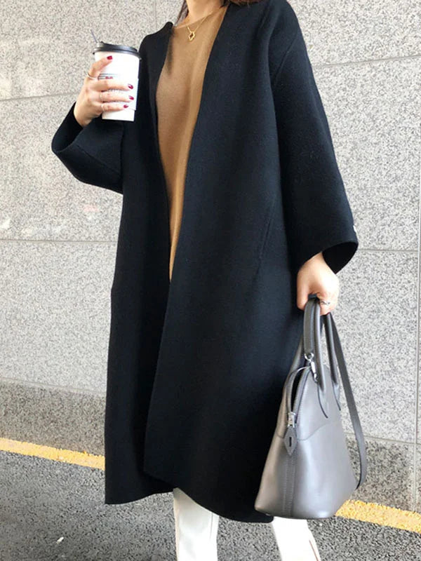Angela | Damen Winter-Langmantel im minimalistischen Stil