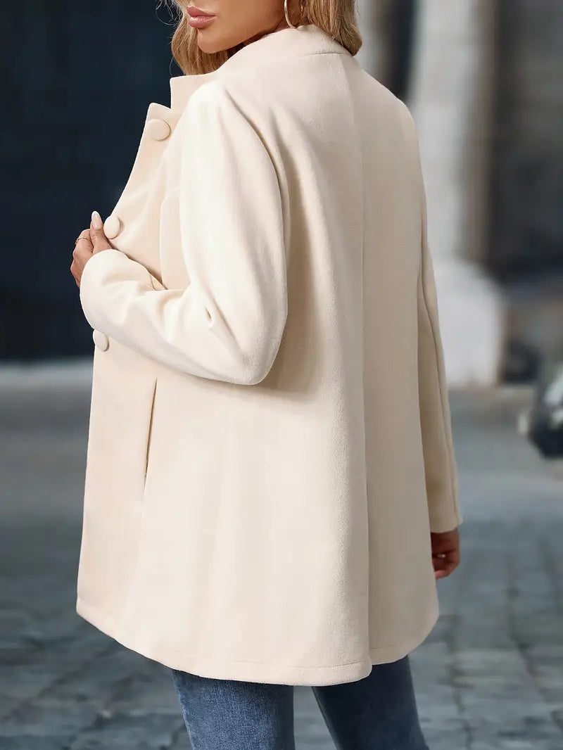 Sofia | Damen Winter Mantel mit Knöpfen