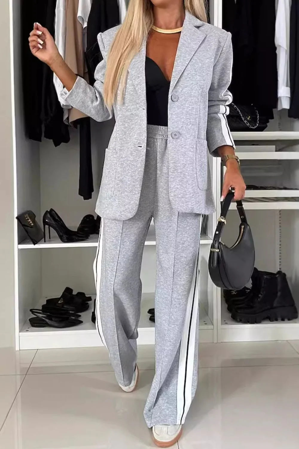 Kirsten | Damen Winter-Jogginghose und Blazer-Set