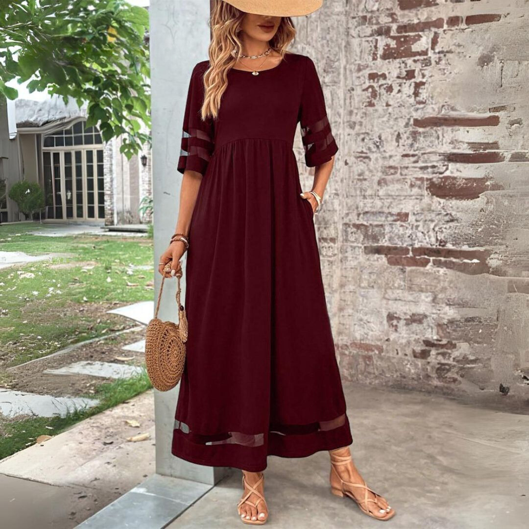 Claudia | Stilvolles Elegantes Maxikleid