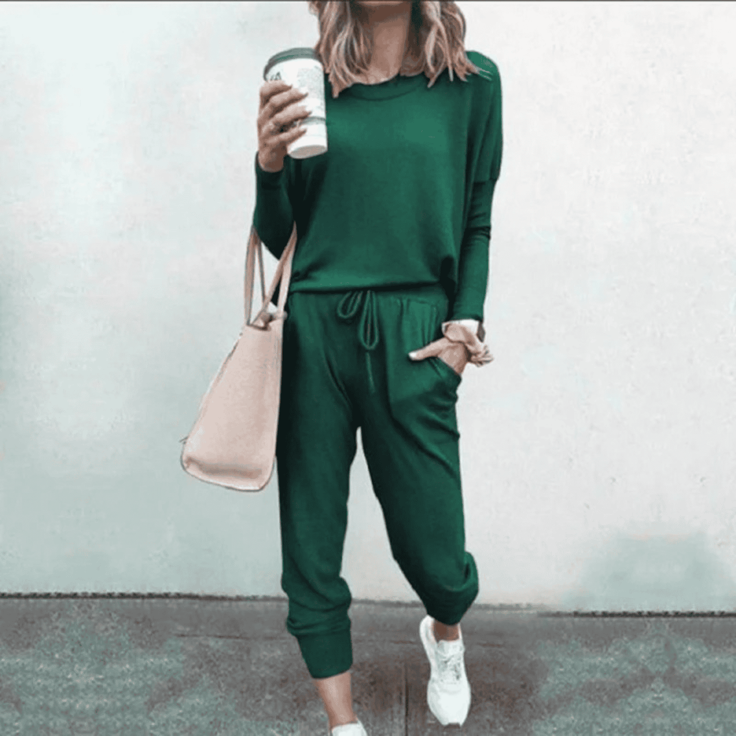 Natalie | Damen Zweiteiliges Lässiges Jogger Lounge Set