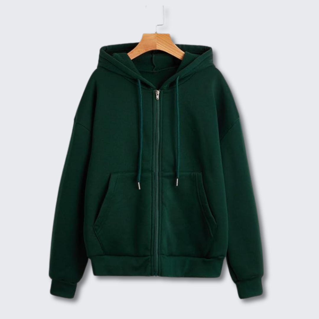 Lara | Stylischer Freizeit-Hoodie mit Reißverschluss