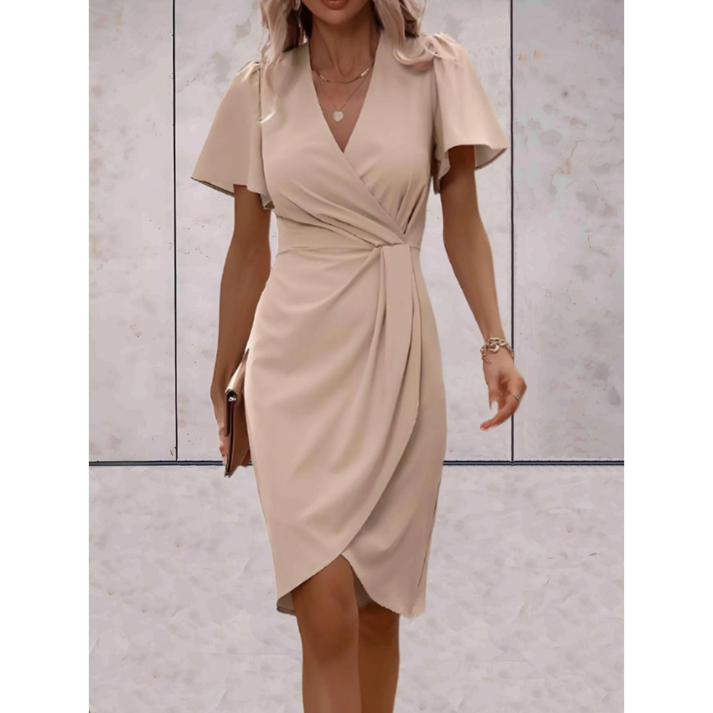 Franziska | Stylisches Wickelkleid für Feiern