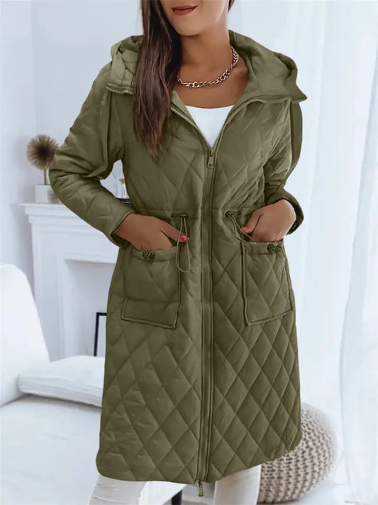 Barbara | Damen Winter-Steppjacke mit Kapuze