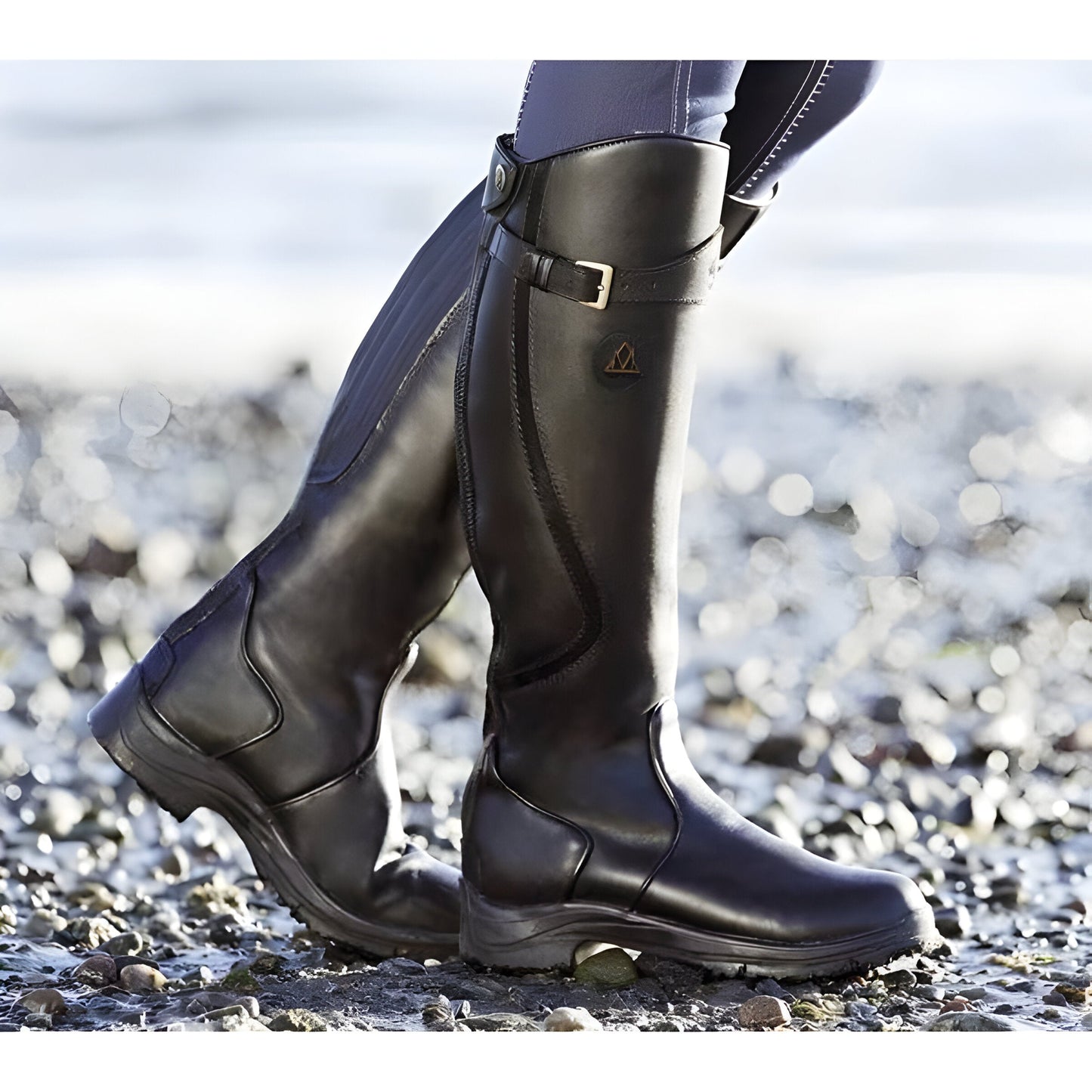 Laura | Damen Wasserdichte Knielange Reitstiefel