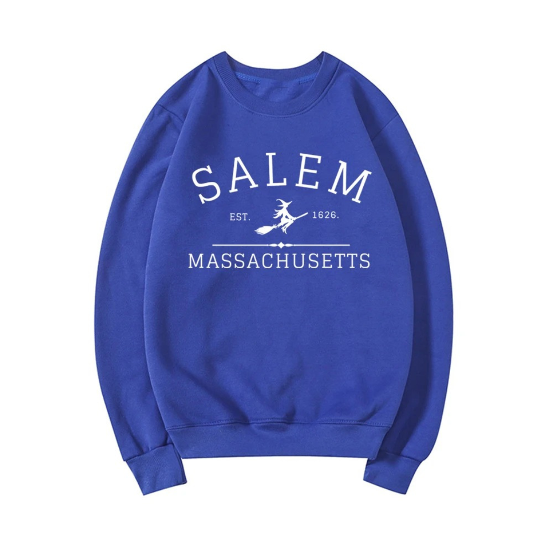 Beatrice | Damen Winter-Sweatshirt mit Hexenmotiv
