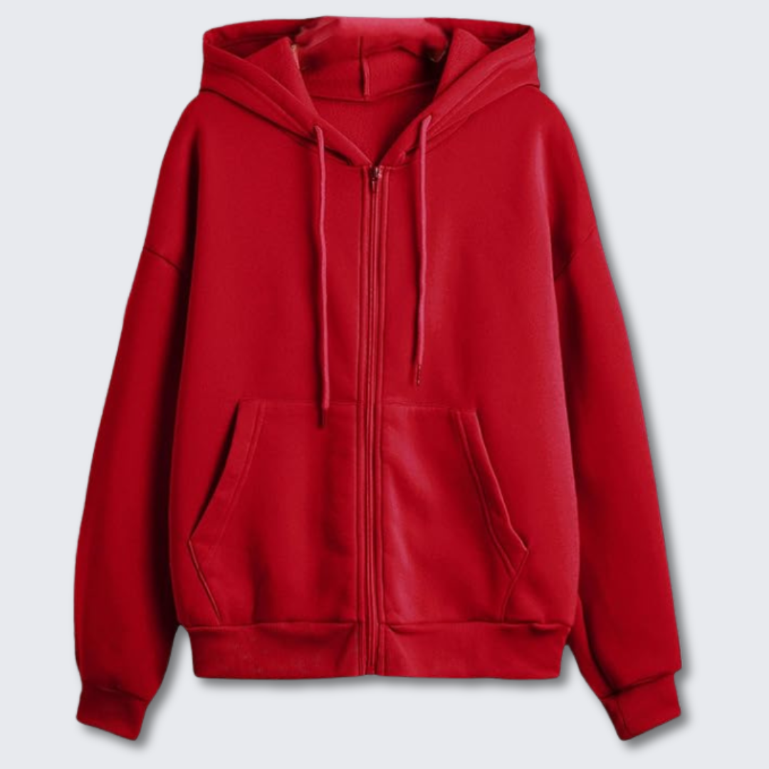 Lara | Stylischer Freizeit-Hoodie mit Reißverschluss