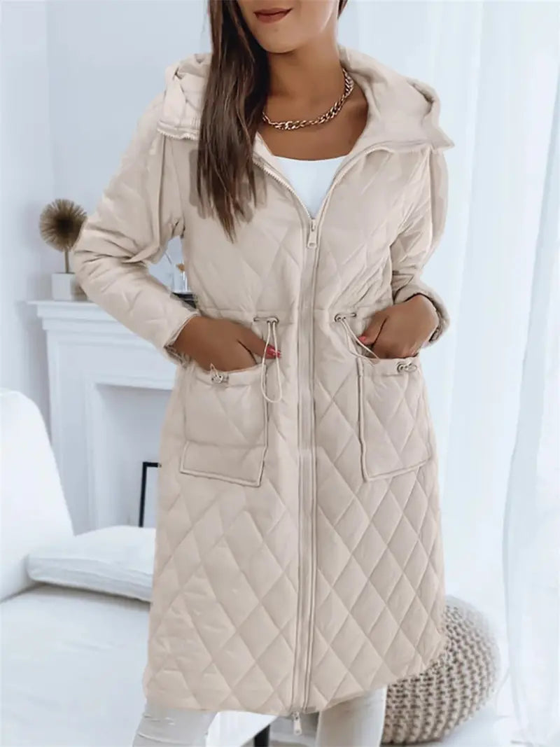 Barbara | Damen Winter-Steppjacke mit Kapuze