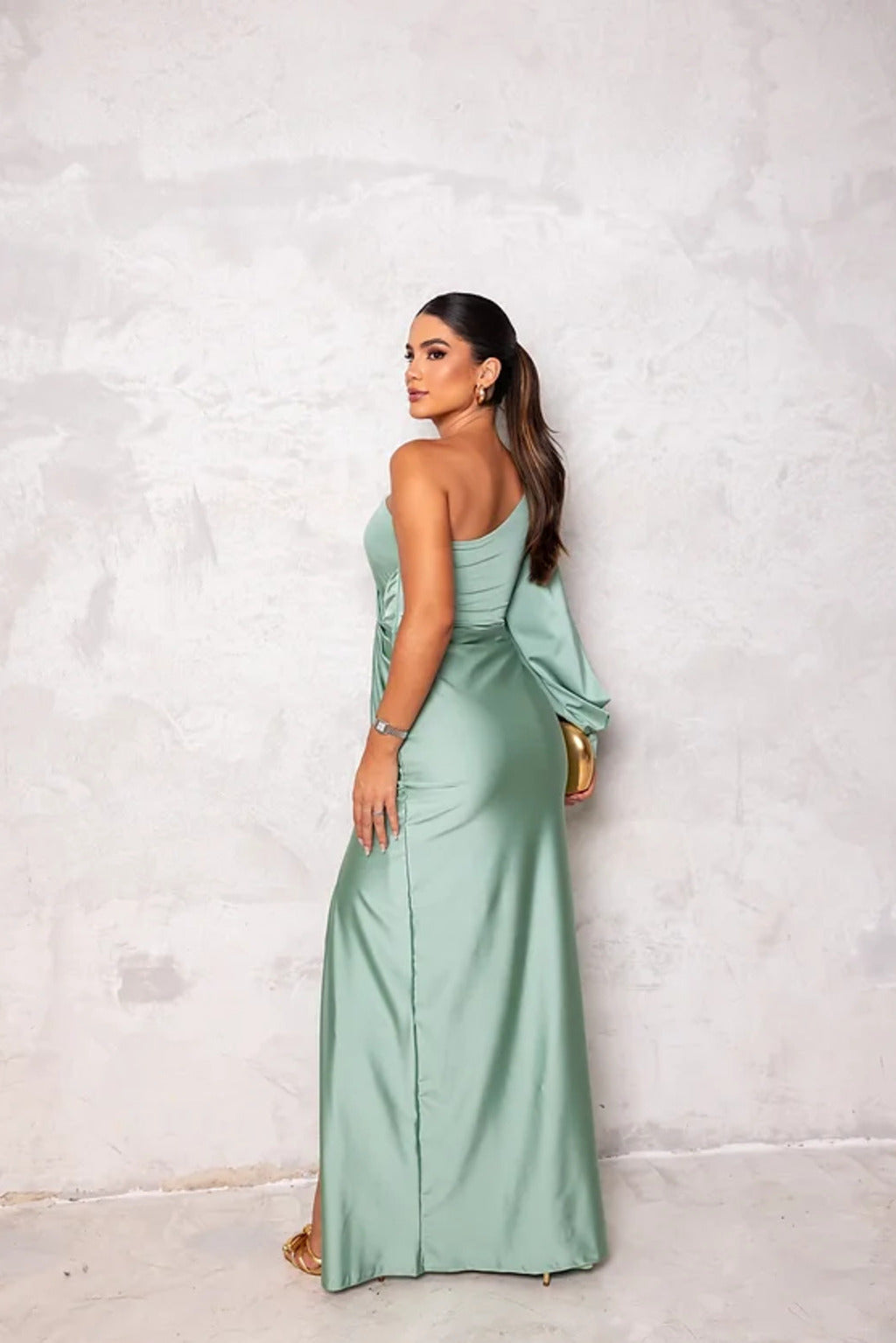 Theresa | Elegantes Abendkleid mit Ein-Schulter-Design