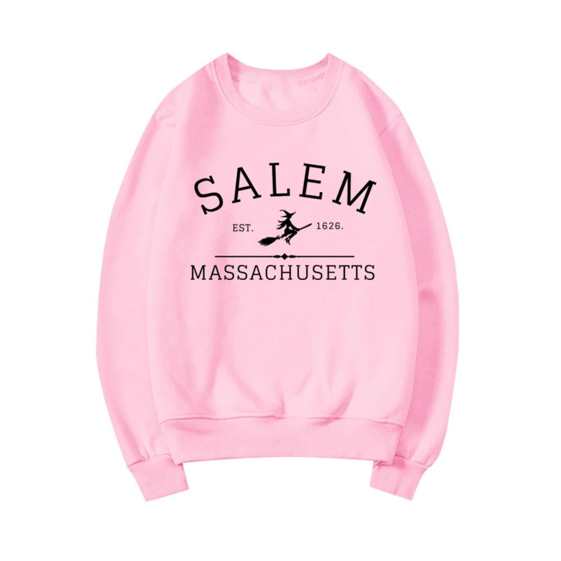 Beatrice | Damen Winter-Sweatshirt mit Hexenmotiv