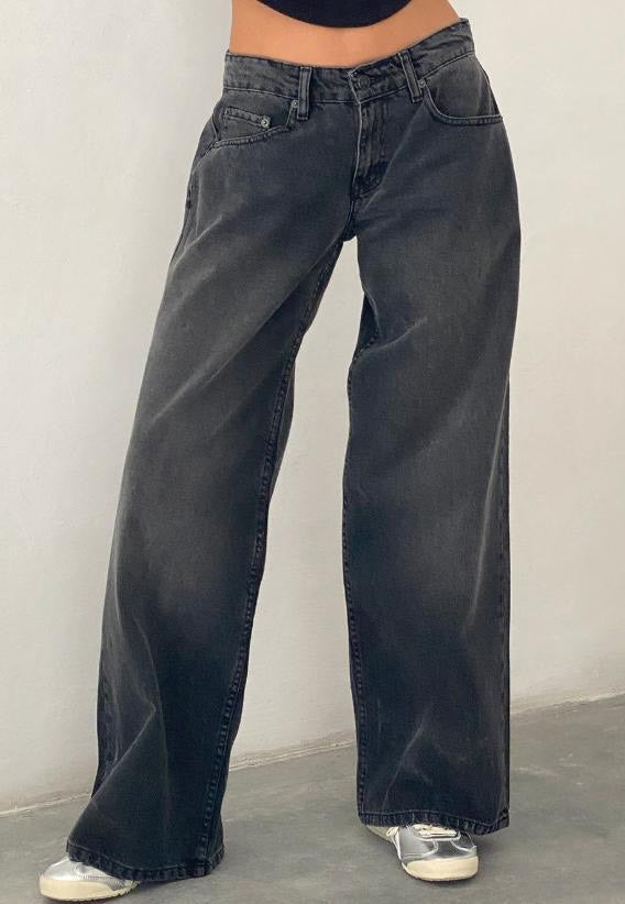 FLORINE - Low-Rise Jeans