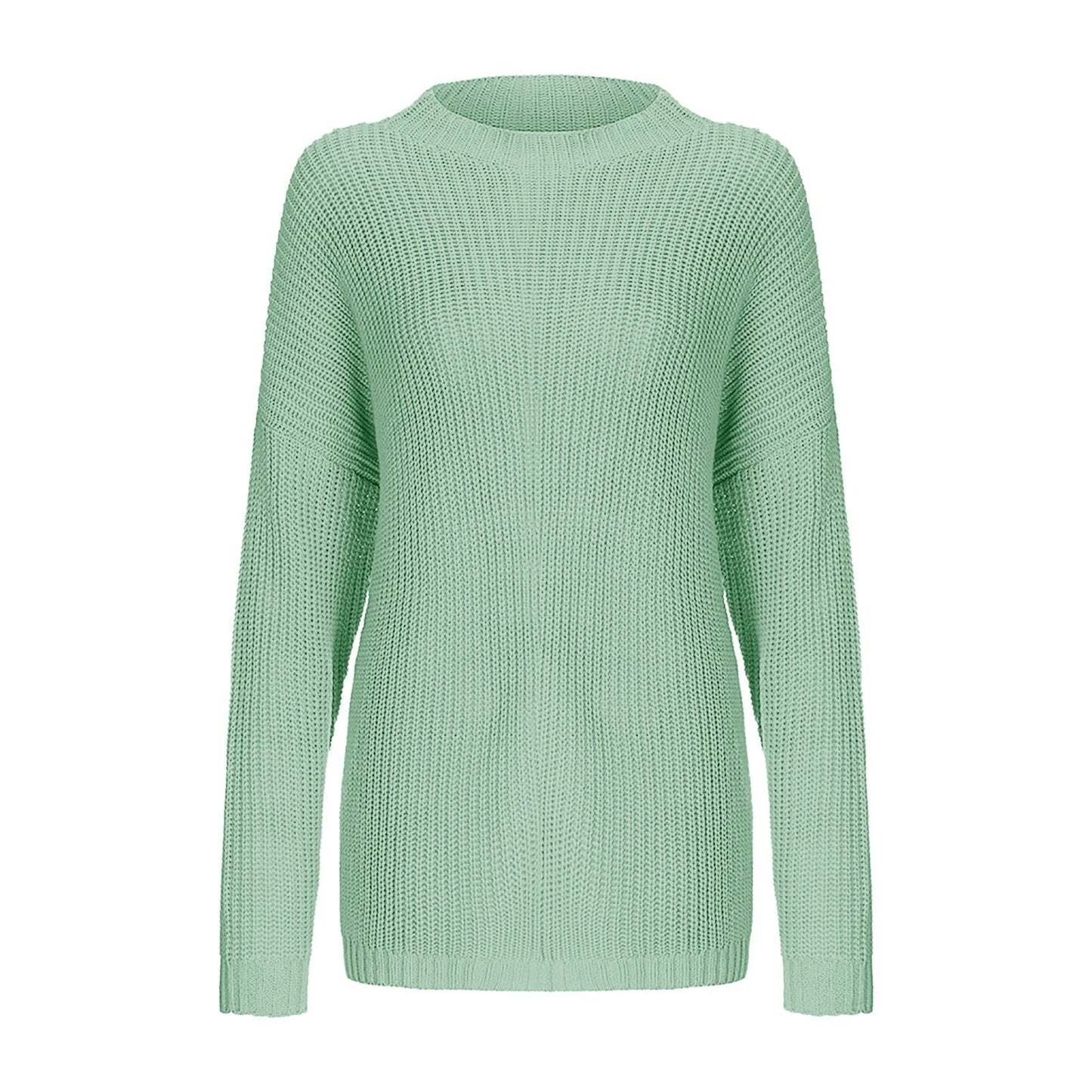 Elfriede | Damen Zweifarbiger Strickpullover mit Musterdesign