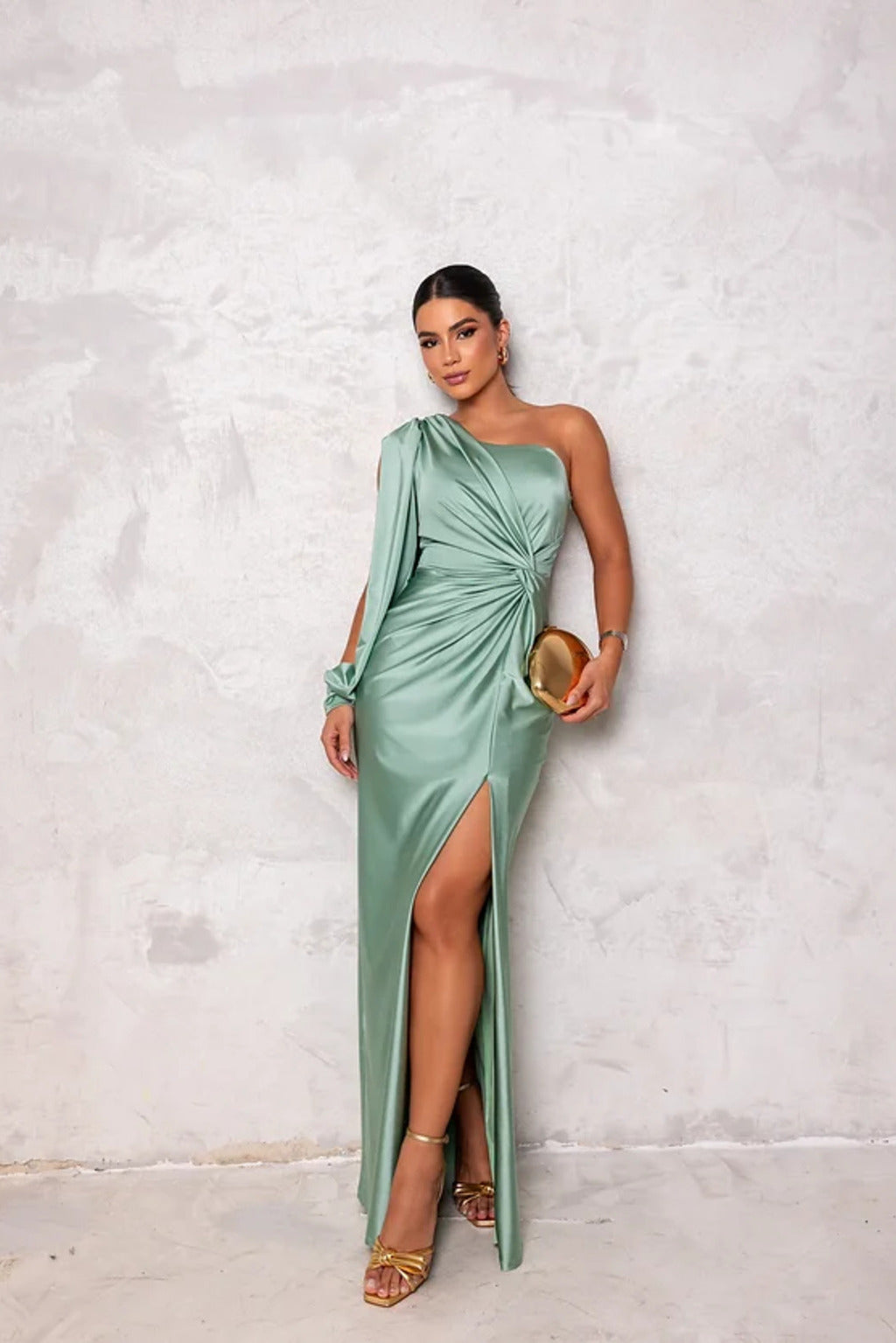 Theresa | Elegantes Abendkleid mit Ein-Schulter-Design
