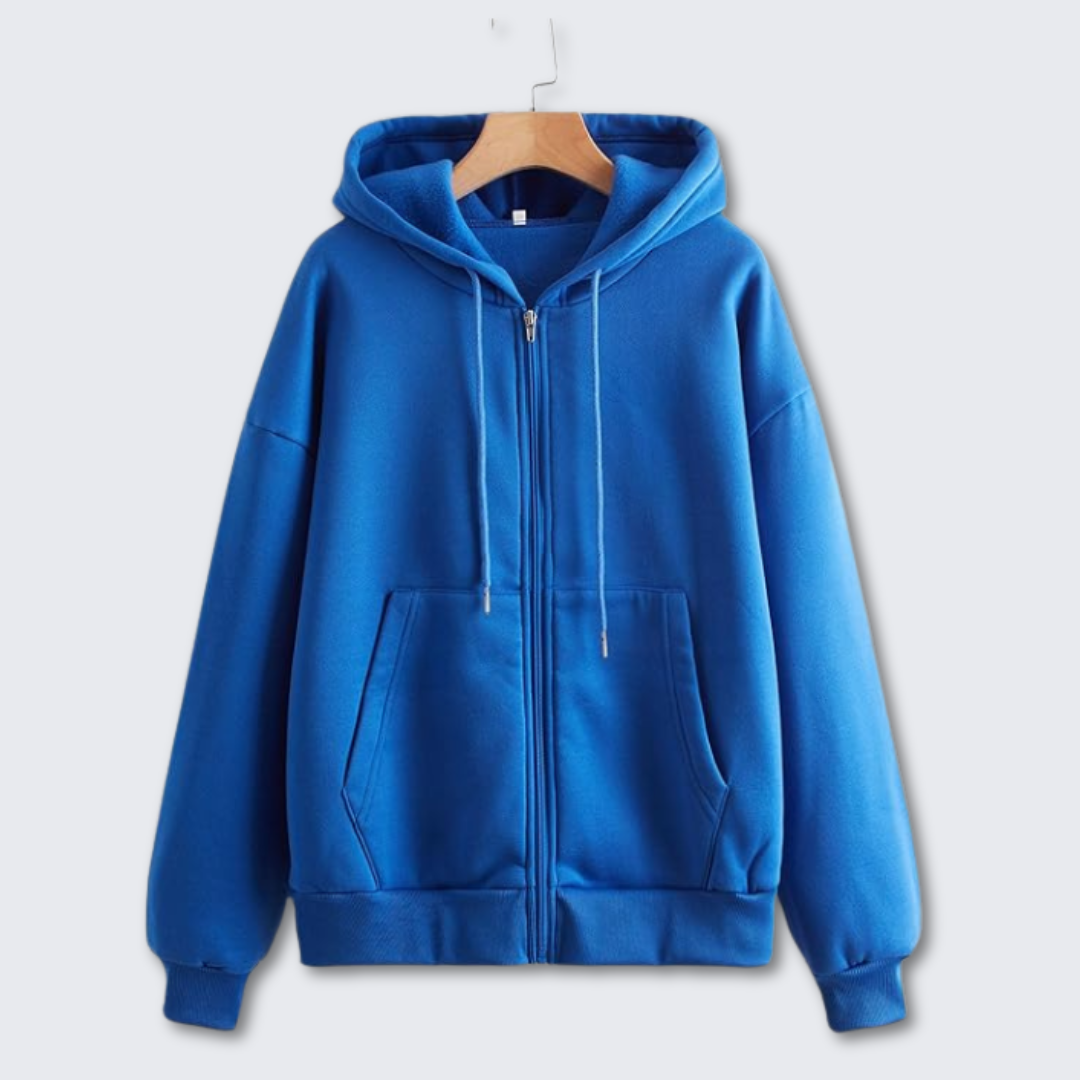 Lara | Stylischer Freizeit-Hoodie mit Reißverschluss