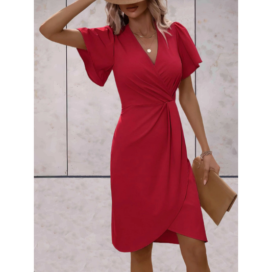 Franziska | Stylisches Wickelkleid für Feiern