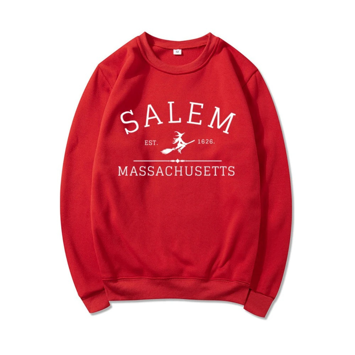 Beatrice | Damen Winter-Sweatshirt mit Hexenmotiv