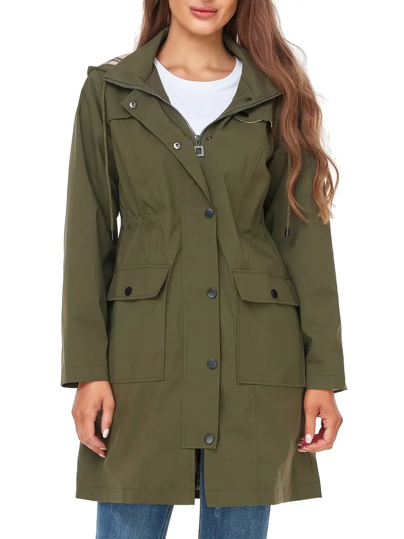 Carmen | Damen Winterjacke mit Kapuze und Taschen