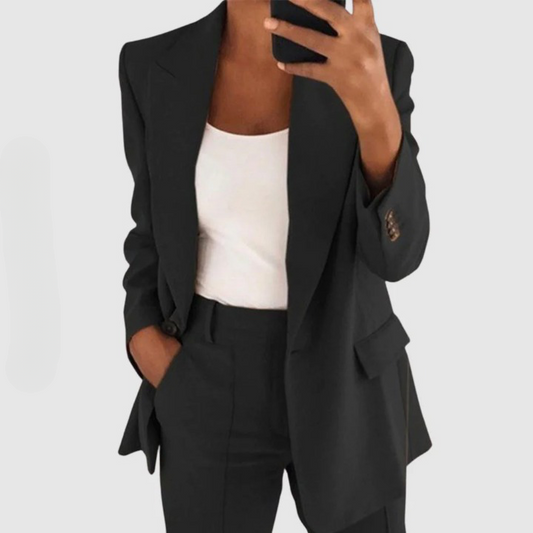 Edith | Damen Elegantes Blazer und Hose Set
