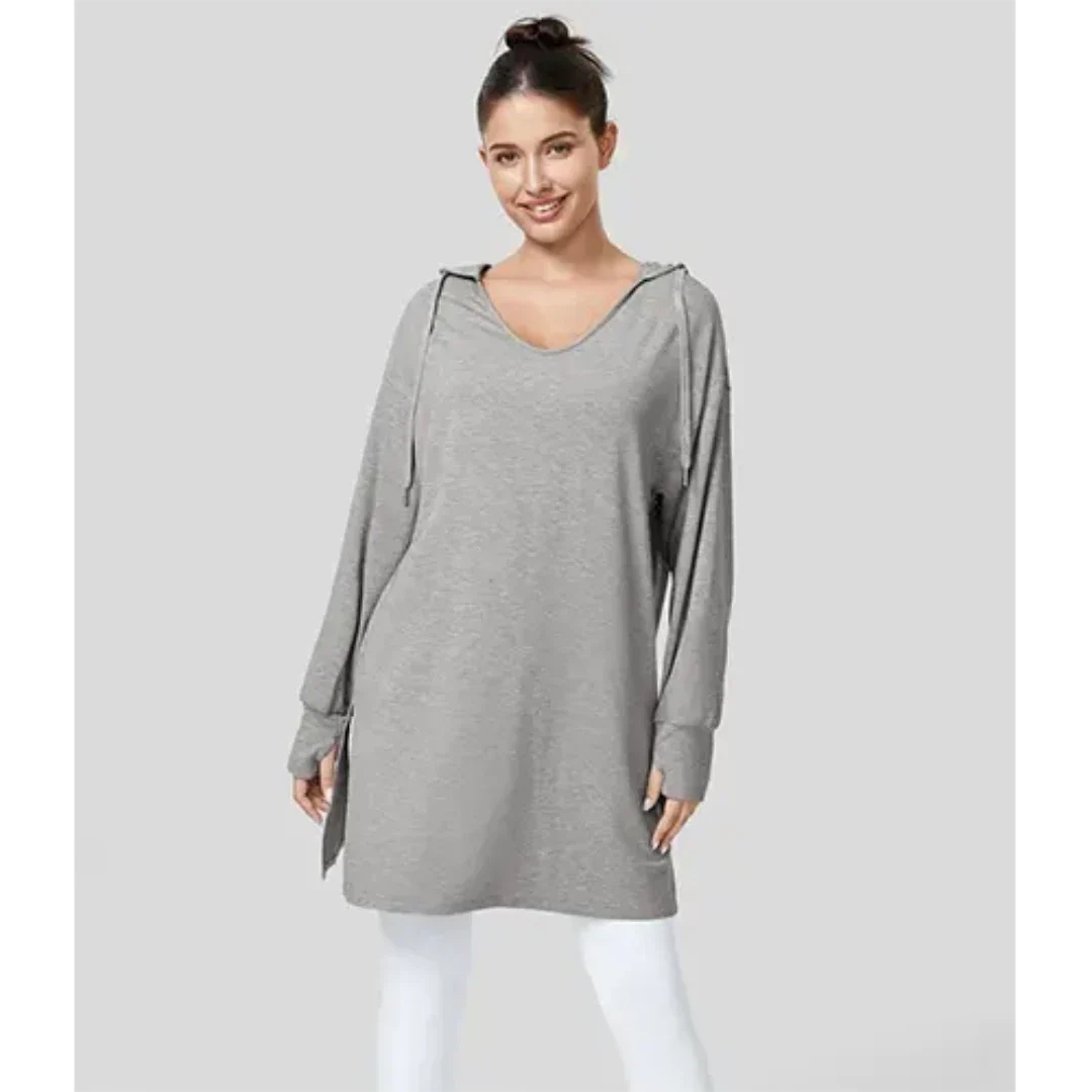 Lara | Langer Casual Pullover Damen