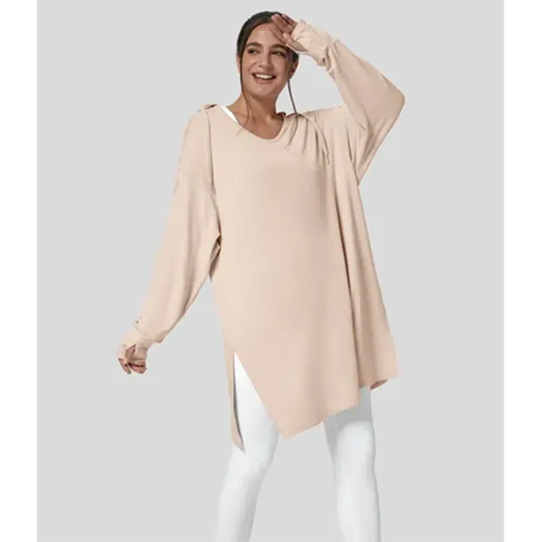Lara | Langer Casual Pullover Damen
