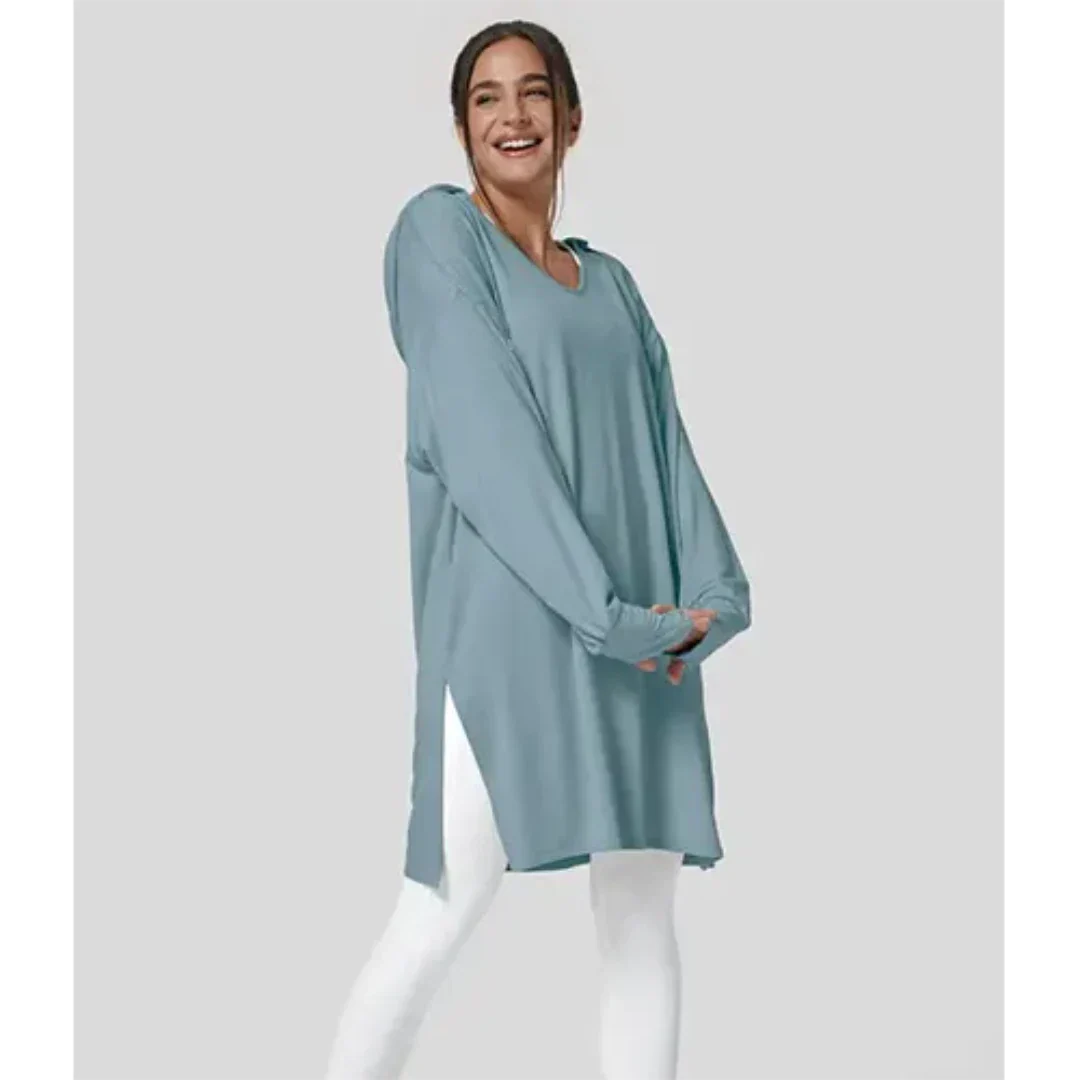 Lara | Langer Casual Pullover Damen