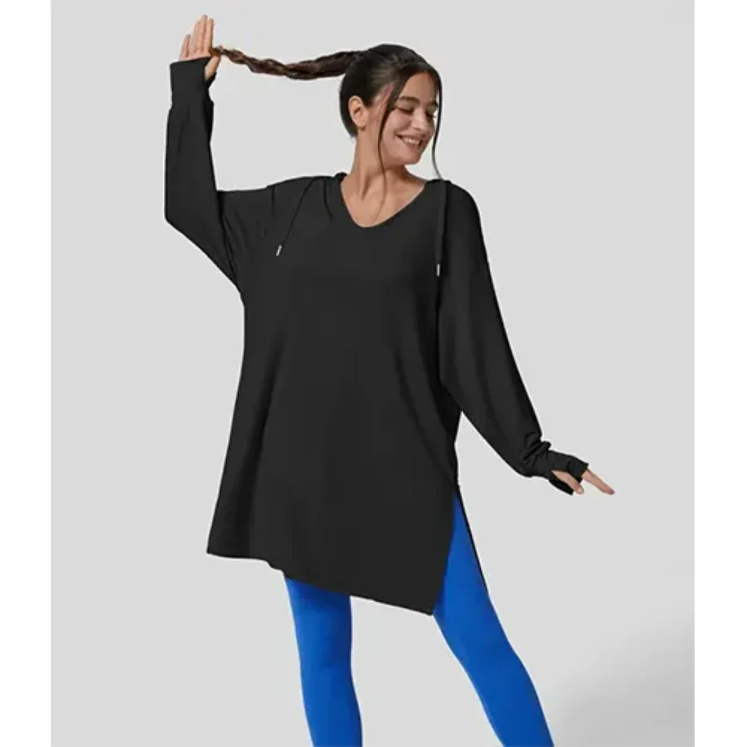 Lara | Langer Casual Pullover Damen