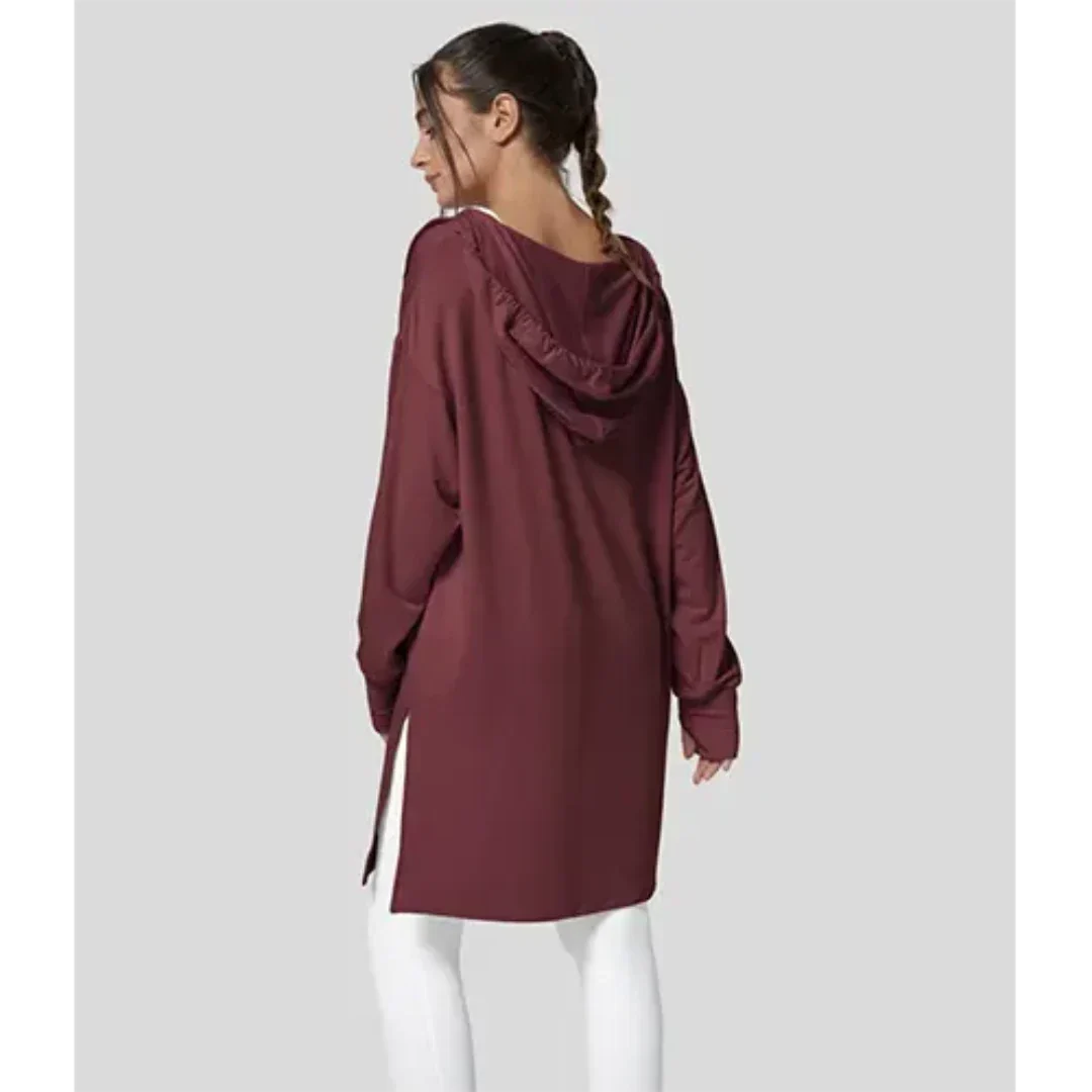 Lara | Langer Casual Pullover Damen