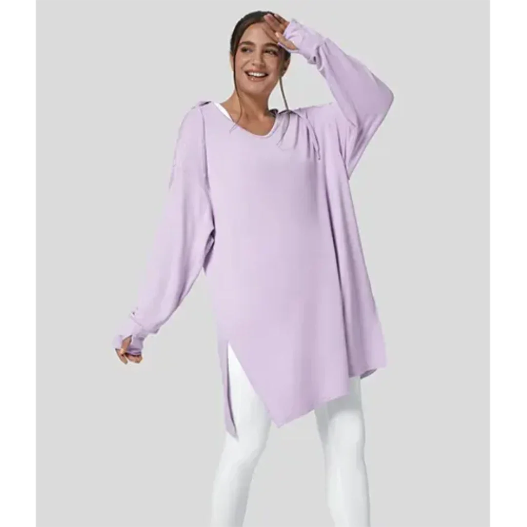 Lara | Langer Casual Pullover Damen
