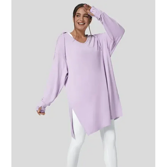Lara | Langer Casual Pullover Damen
