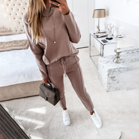Julia | Damen Trainingsanzug Set Oversized Pullover & Slim Joggerhose