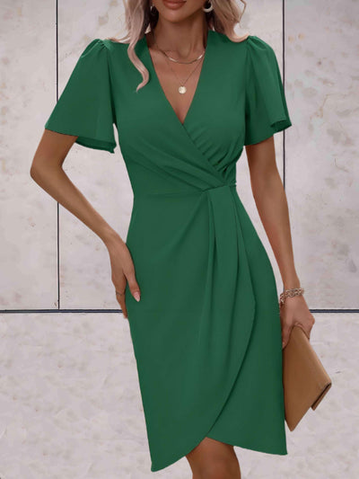 Elfriede | Stilvolles Abendkleid mit V-Ausschnitt