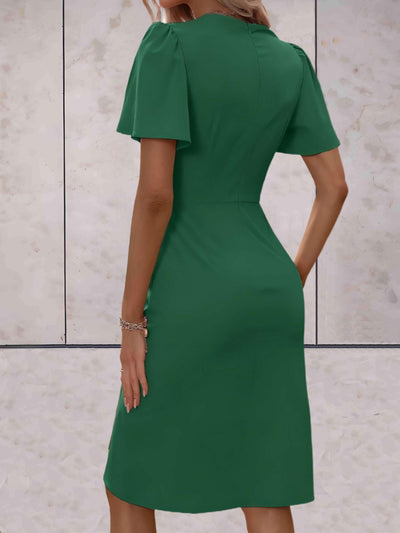 Elfriede | Stilvolles Abendkleid mit V-Ausschnitt
