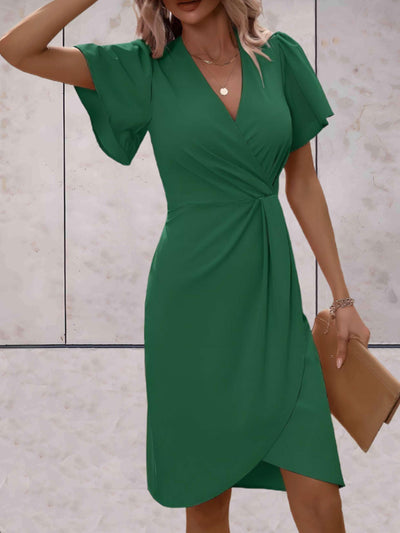 Elfriede | Stilvolles Abendkleid mit V-Ausschnitt
