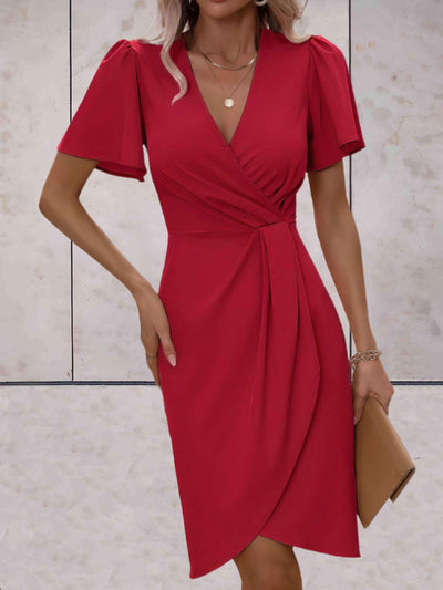 Elfriede | Stilvolles Abendkleid mit V-Ausschnitt