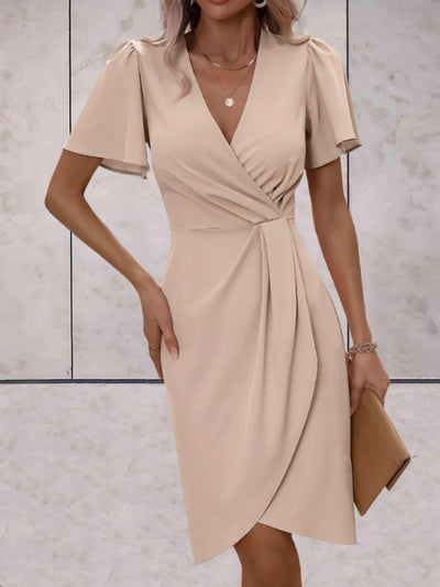 Elfriede | Stilvolles Abendkleid mit V-Ausschnitt