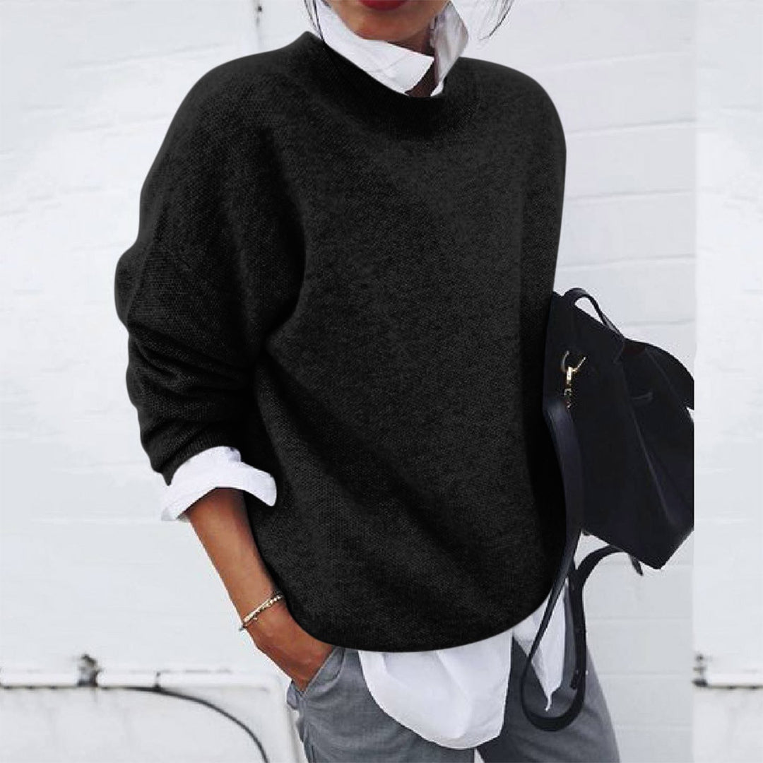 Ursula | Basic Wollpullover für Damen