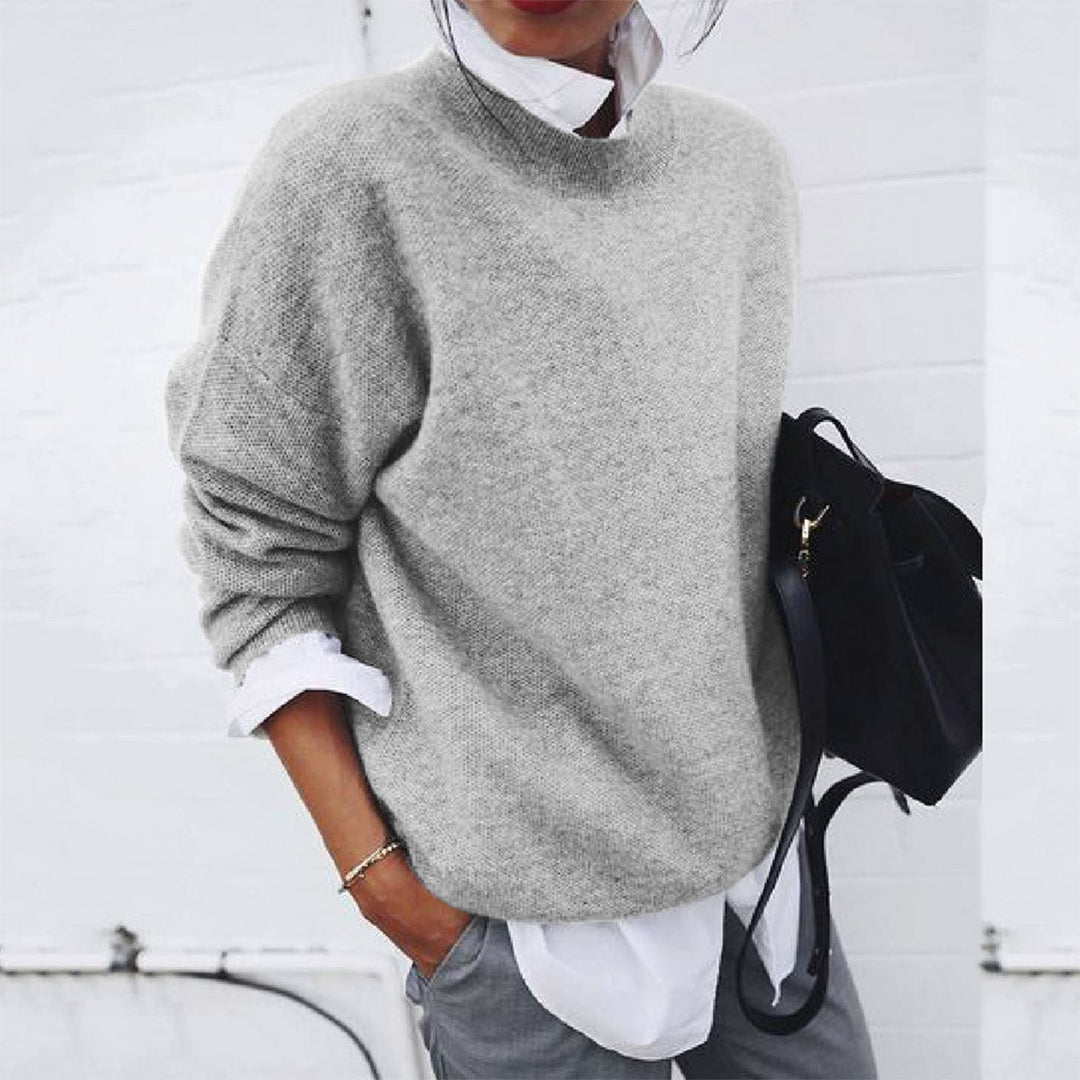 Ursula | Basic Wollpullover für Damen