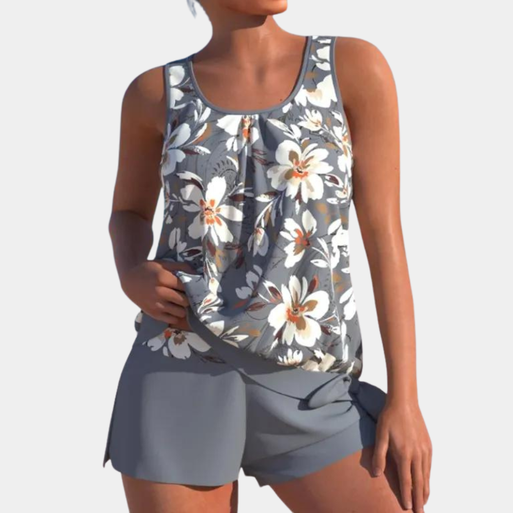 Gabriela | Retro Streifen Polo Shirt für Damen