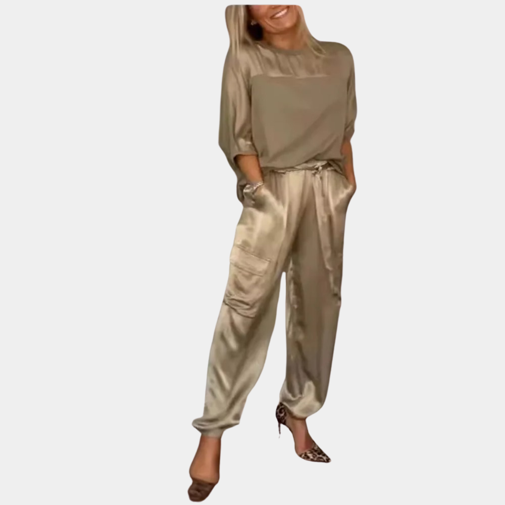 Jasmin | Damen Weites Zweiteiliges Outfit
