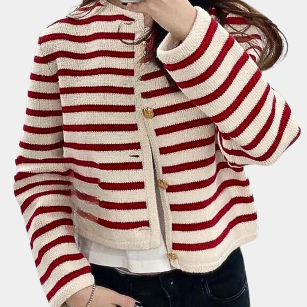 Greta | Elegante Jacke mit Knöpfen Damen