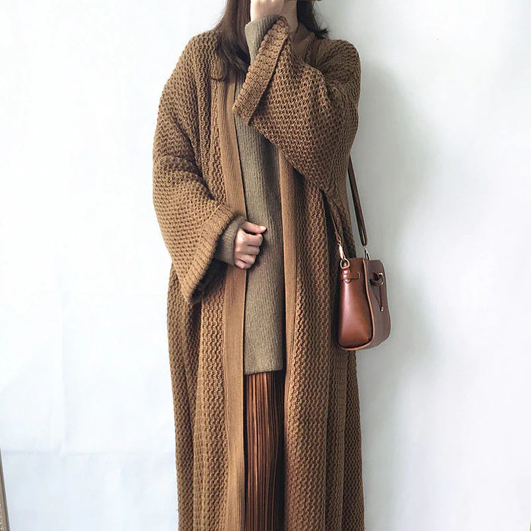 Leonie | Gemütlicher Damen Langstrick-Cardigan