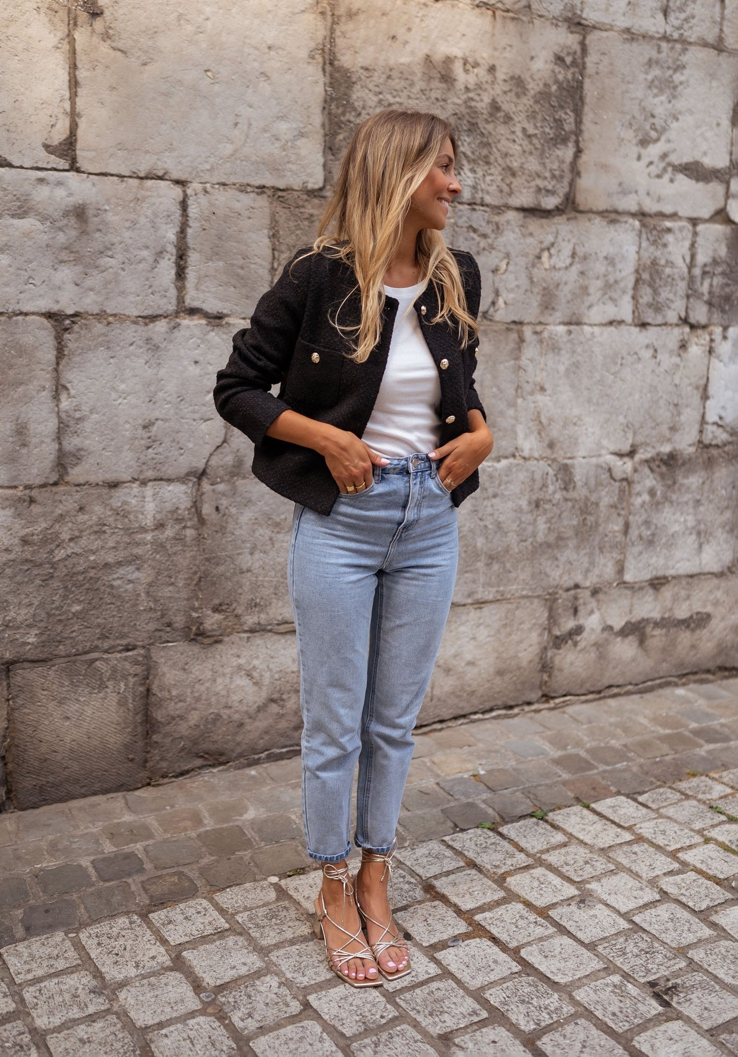 Ursula | Frauen Herbstjacke mit Knöpfen und eleganter Passform