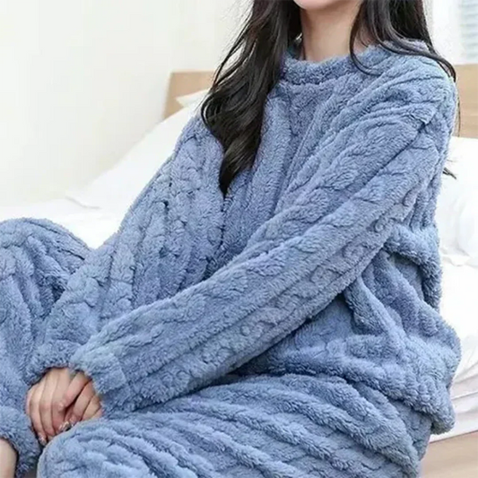 Petra | Damen Kuscheliges Fleece Winter Loungewear Set