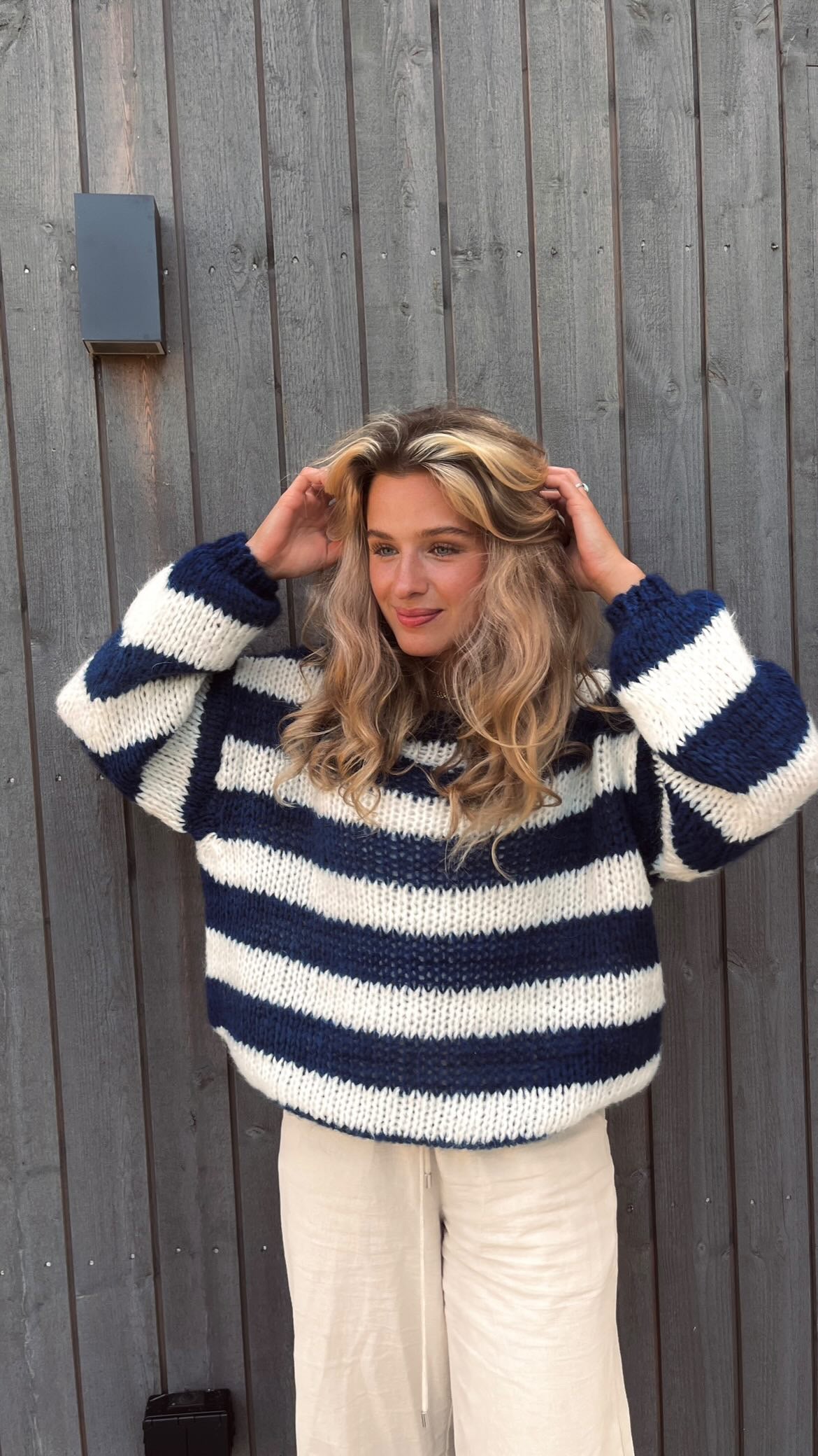 Lydia | Stylischer Gestreifter Pullover für Damen
