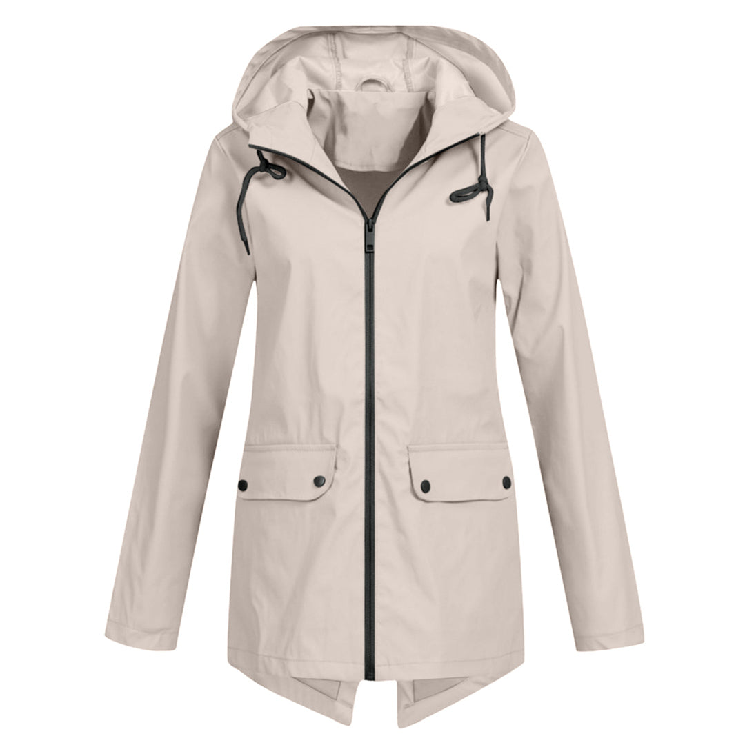 Melanie | Stylische wasserdichte Kapuzenjacke