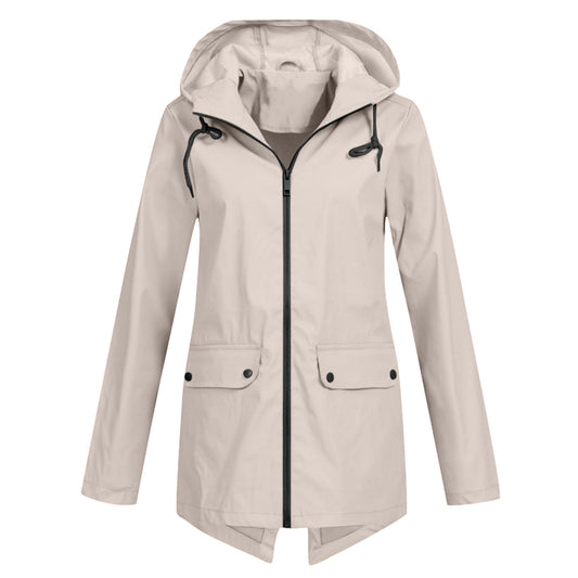 Melanie | Stylische wasserdichte Kapuzenjacke