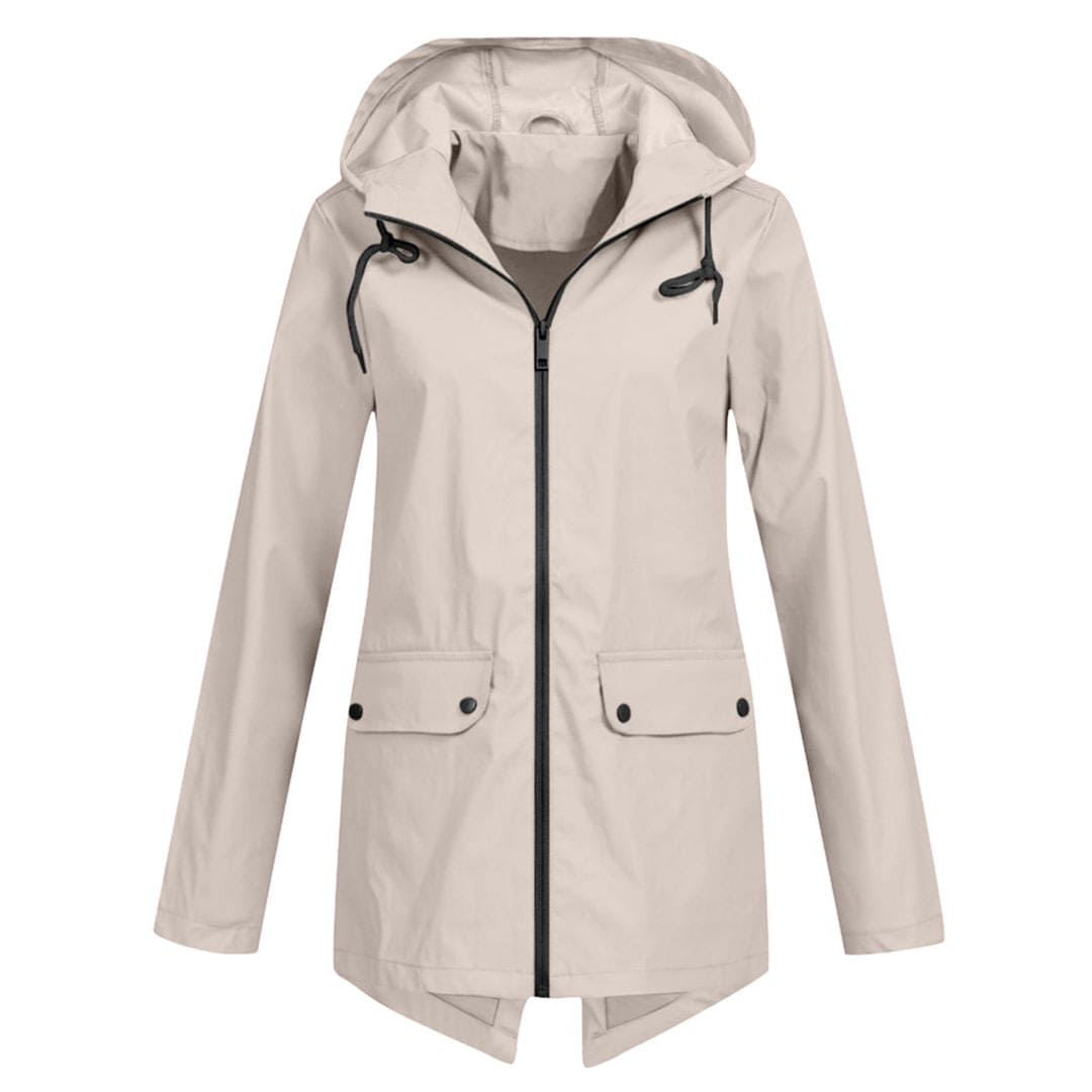Angela | Bequeme Wasserdichte jacke mit Kapuze