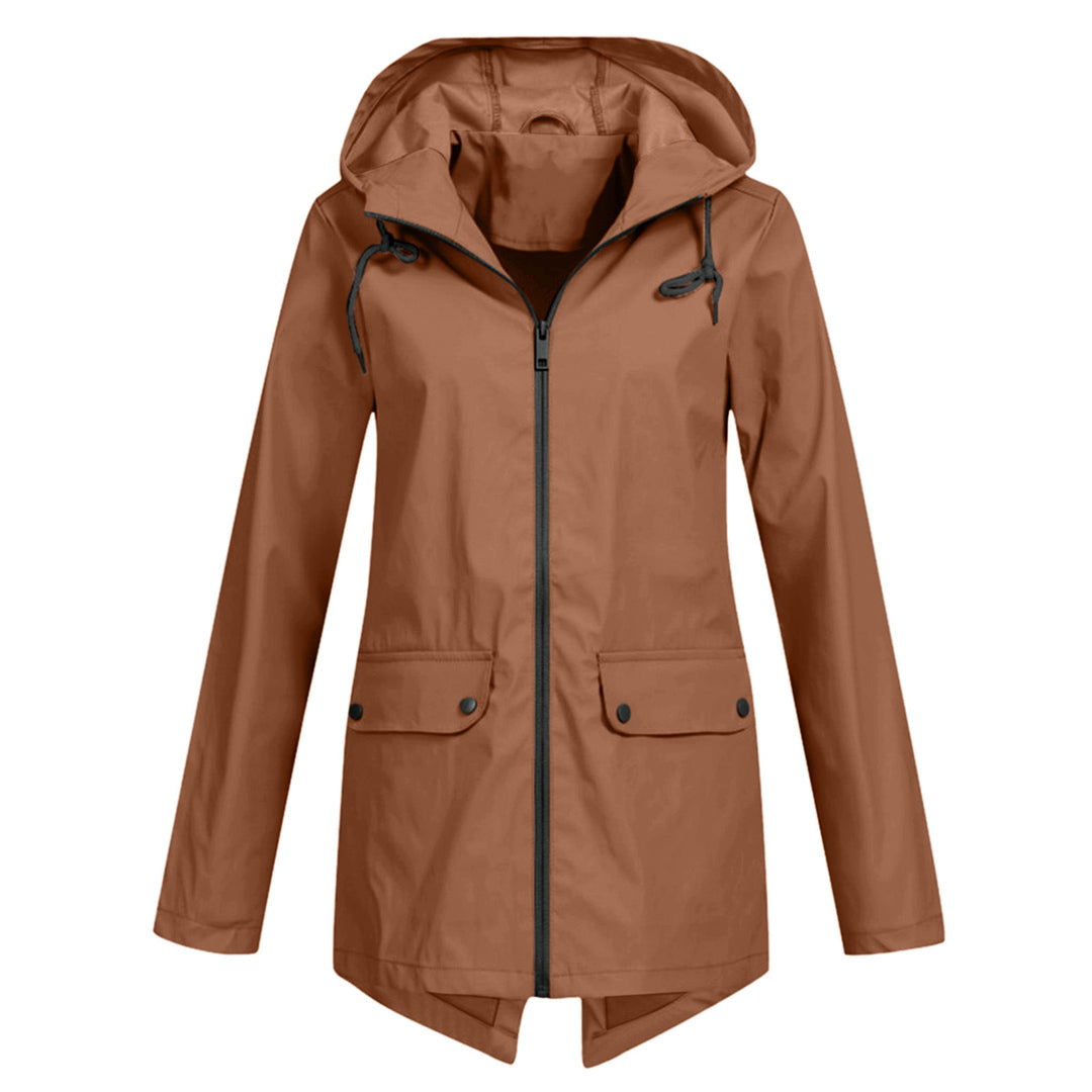Melanie | Stylische wasserdichte Kapuzenjacke