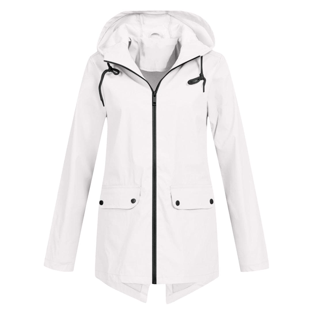 Angela | Bequeme Wasserdichte jacke mit Kapuze